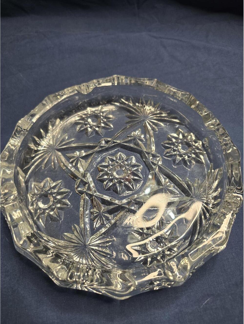 Vintage Anchor Hocking Vanity Tray Star of David